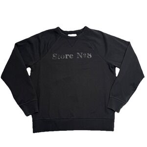 Everlane Mens Size L "Store No. 8"‎ Sweatshirt Crewneck Pullover Crew Neck Black